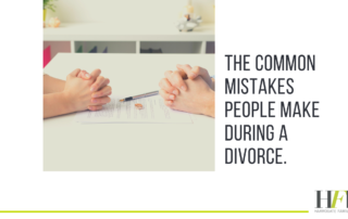 common mistakes people make divorce