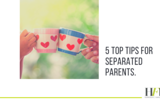 5 top tips for separated parents