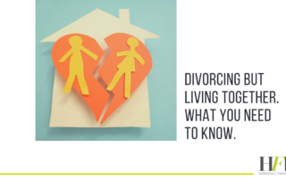 living together through divorce