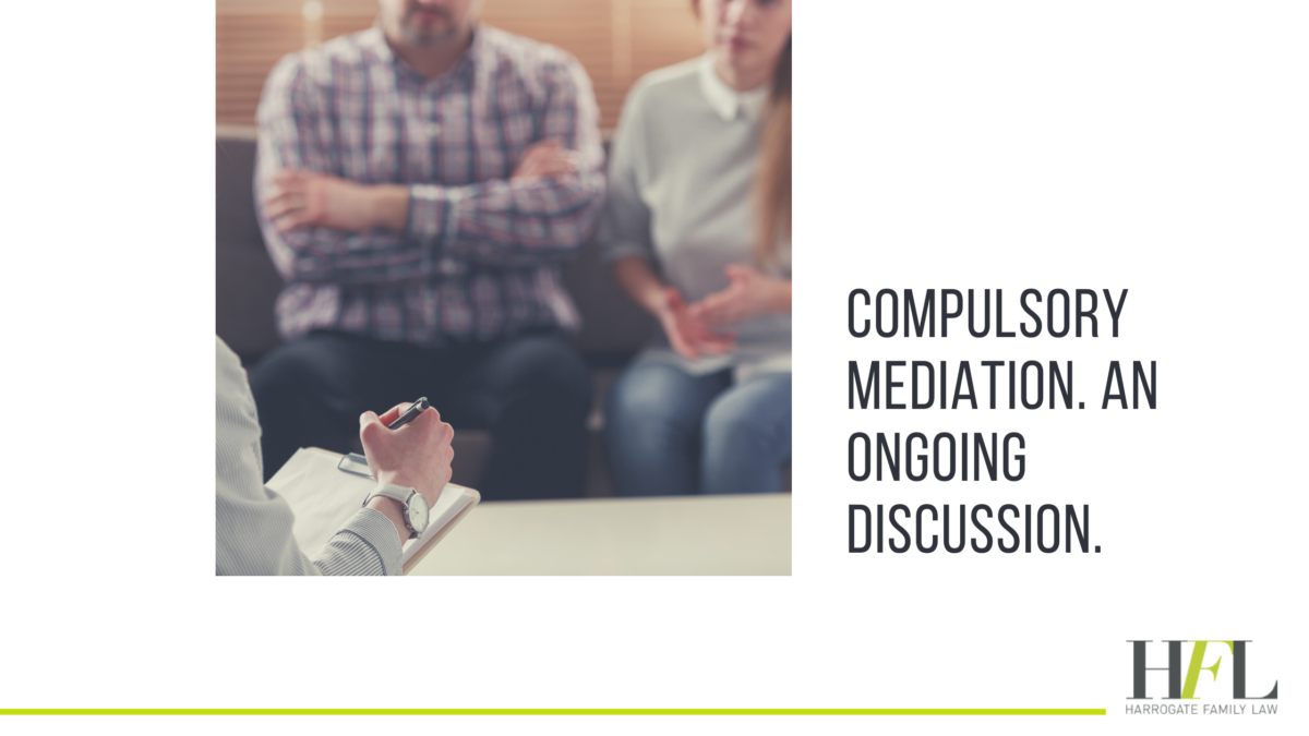 compulsory mediation - an ongoing discussion
