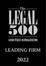 Legal 500 UK Leading Firm 2022
