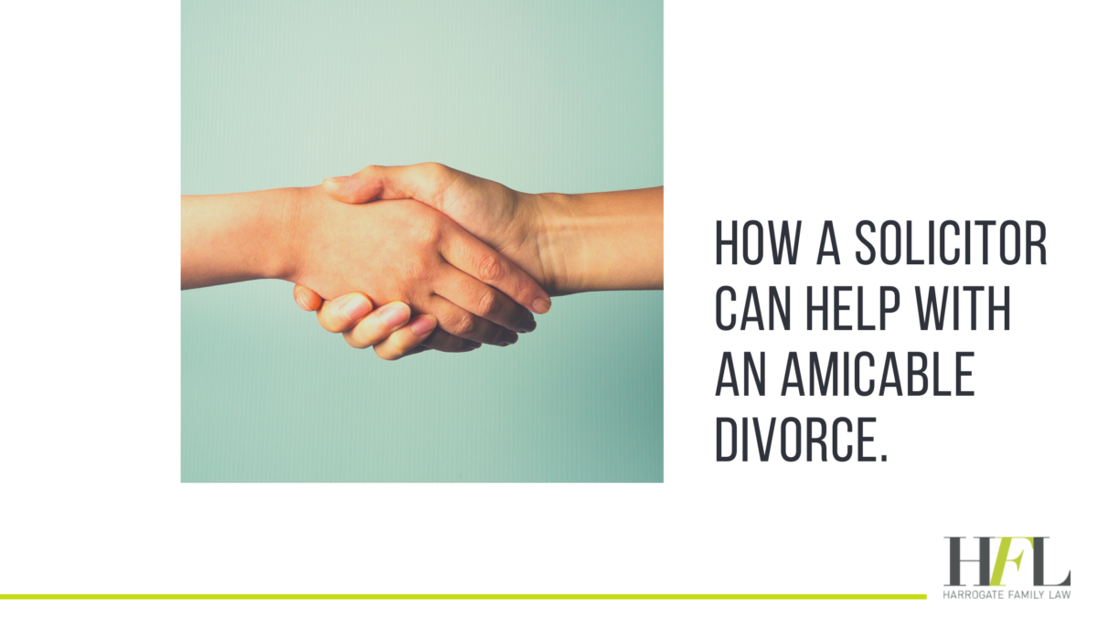 how a solicitor can help with an amicable divorce