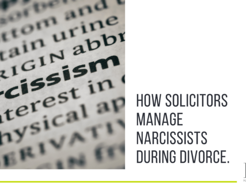 How solicitors manage narcissists