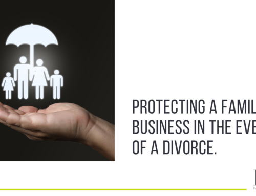 Protecting a family business in the event of a divorce